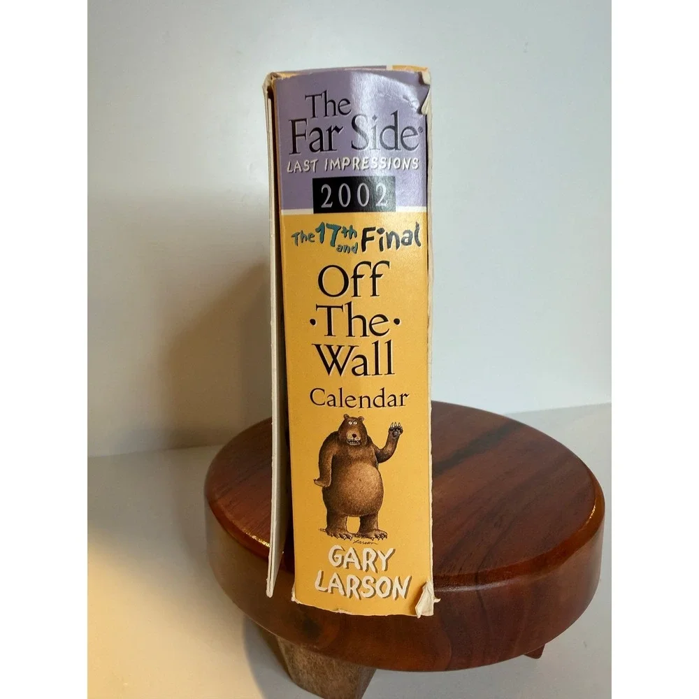 The Far Side Last Impressions 2002 17th Final Off The Wall Desk Calendar